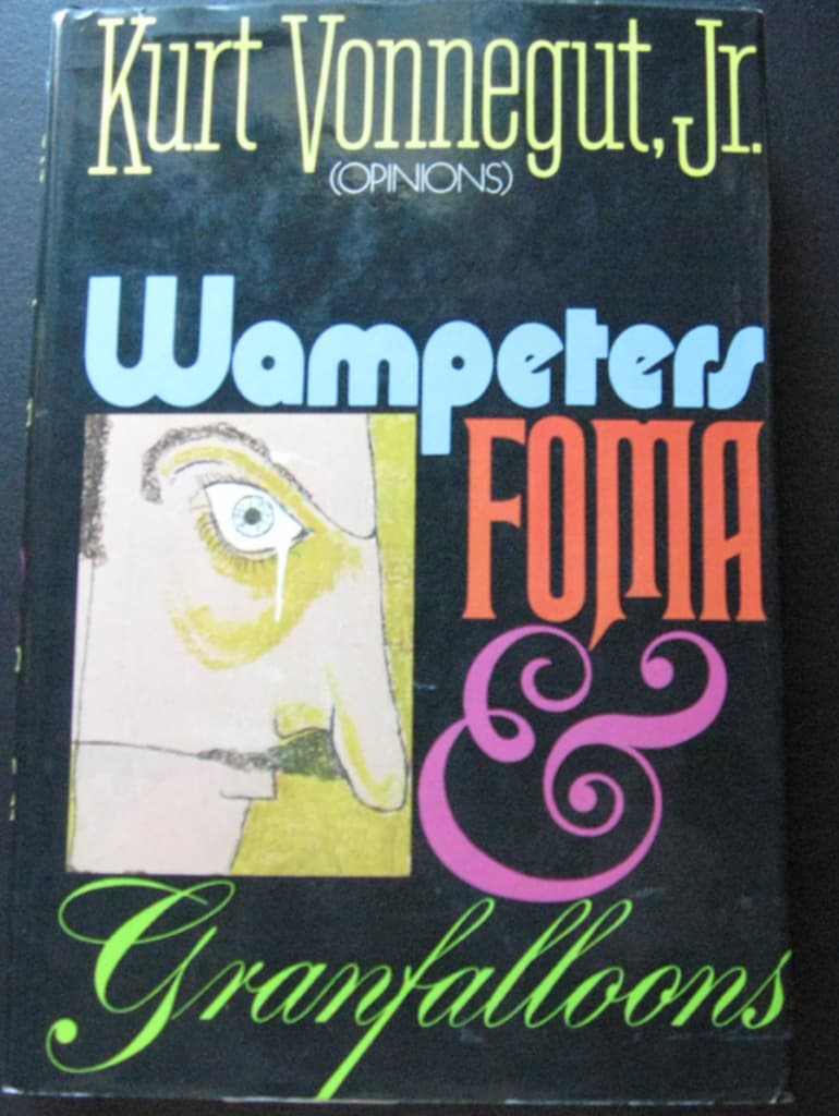 Ein Buchumschlag mit einem Porträt und Text.