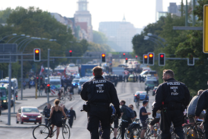 Fahrradstreife der Offenbacher Polizei ist wieder im Einsatz