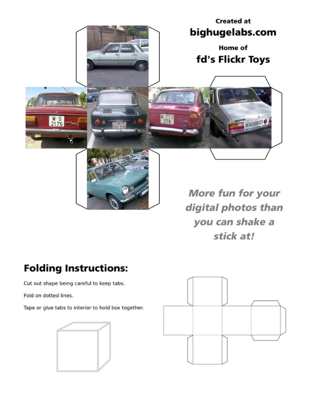 Eine Stra├če mit Fahrzeugen und Text auf einem Pr├Ąsentationsschirm.